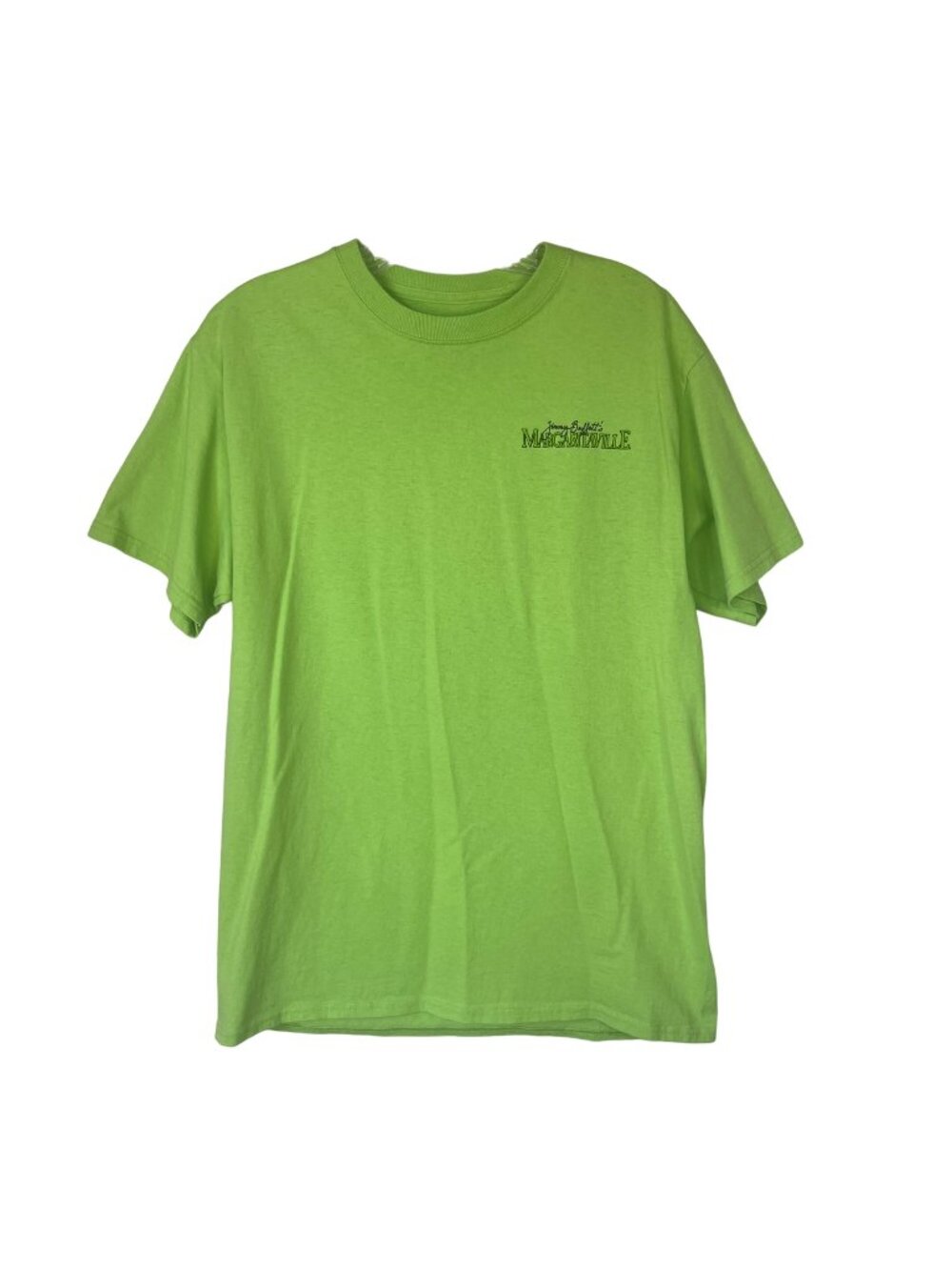 Jimmy Buffetts Margaritaville Myrtle Beach Tshirt Medium Green Parrot Vacation